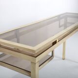 Console en laiton de Guy Lefevre, années 70