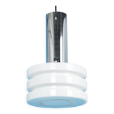 Opal glass pendant lamp by Limburg, Germany, 1960s