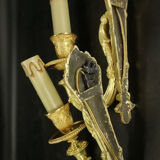 Pair of Louis XVI style sconces of the nineteenth