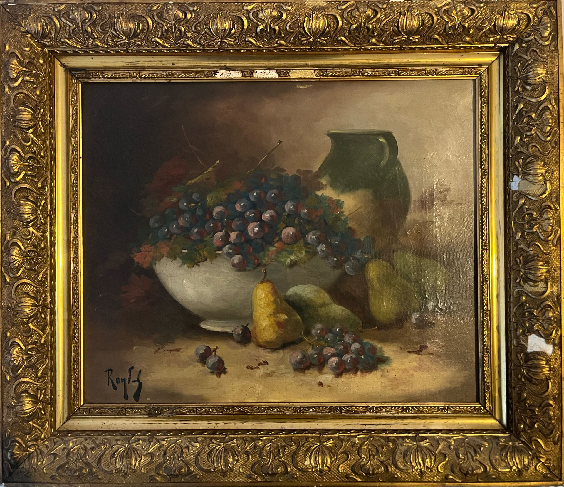Pair of old still lifes