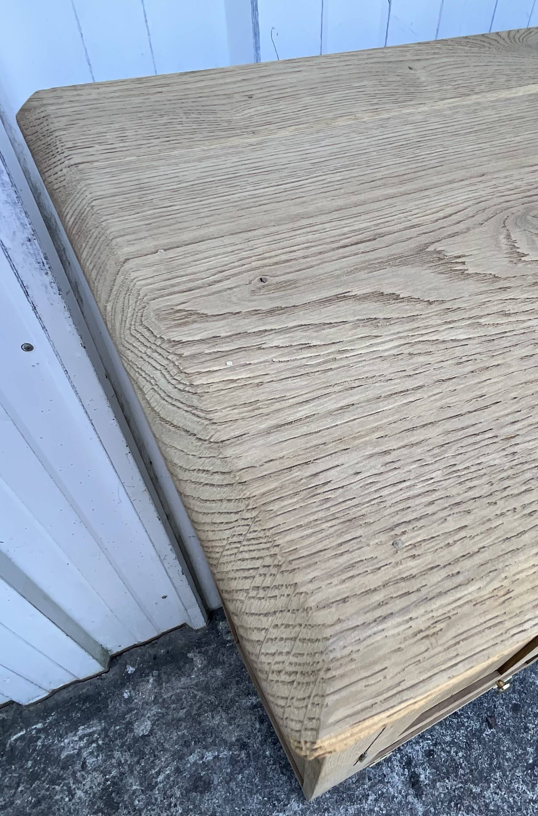 Solid oak storage unit – Contemporary country style