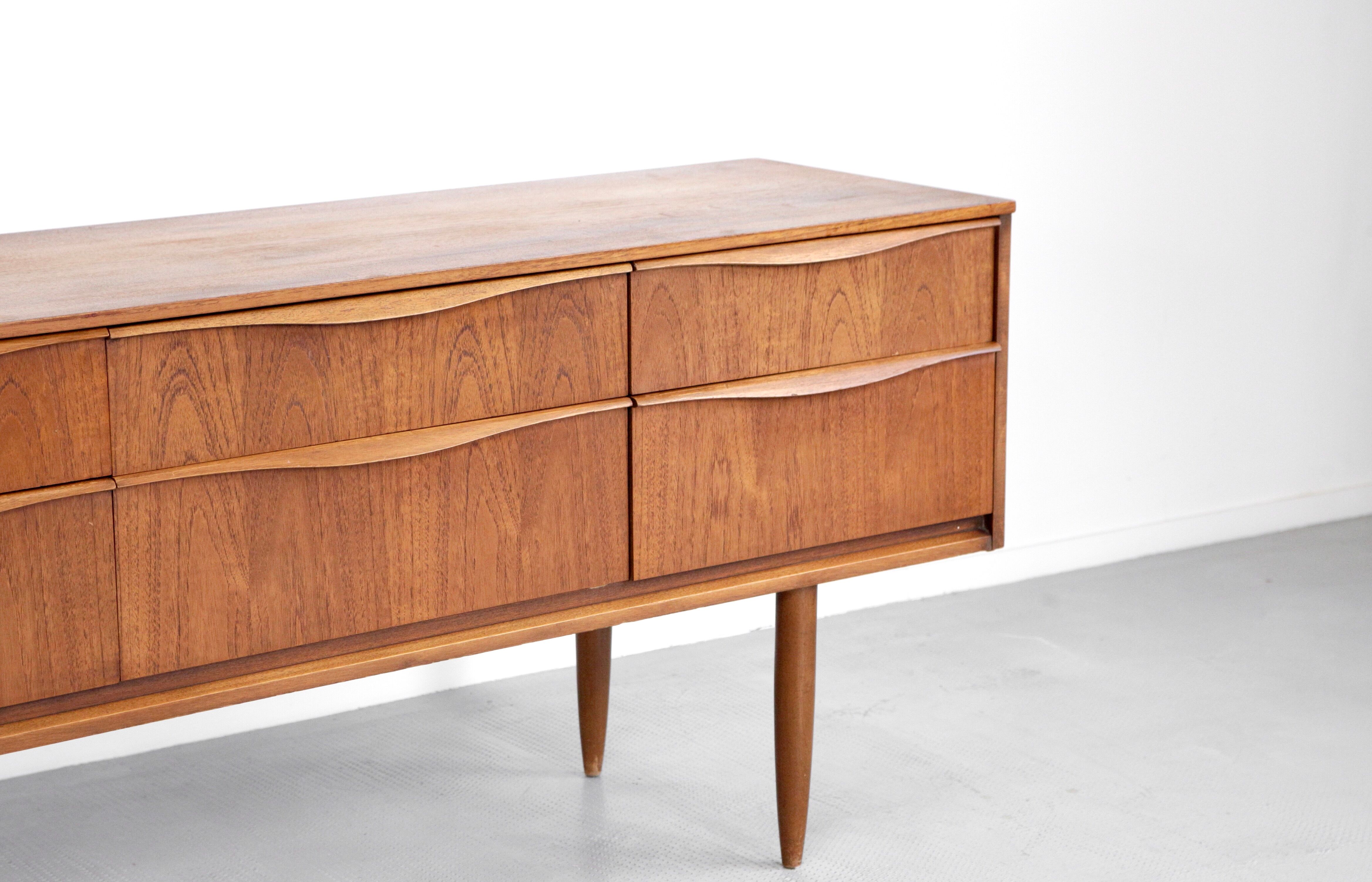 Vintage 'Austinsuite' Teak Dressing Table /Drawers/ Sideboard. Delivery. Midcentury/ Danish Style.