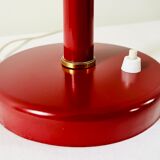 VEB Leuchtenbau - Lutz Rudolph - Glossy Red mushroom Desk lamp