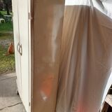 Two-door metal cabinet art deco