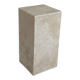 Table d’appoint, colonne en travertin