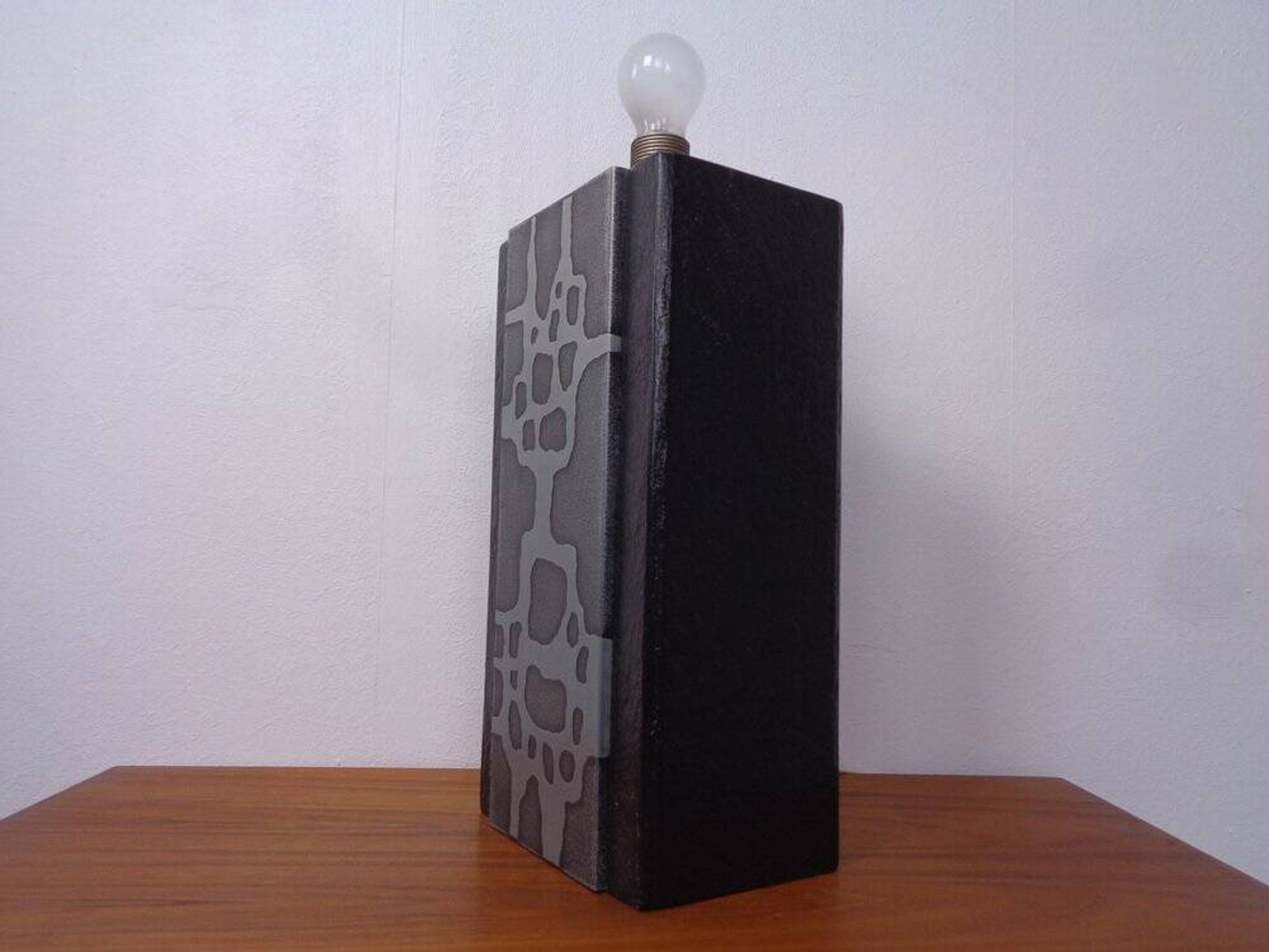 Brutalist Table Lamp from Temde, Switzerland, 1960s