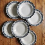 Vintage soup plates from St Amand, Morocco