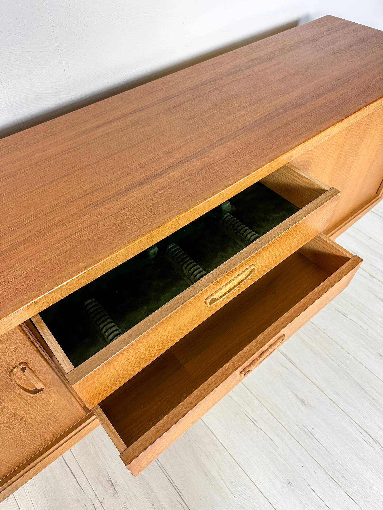 1960s Vintage Minimalistic Teak Sideboard by Bartels