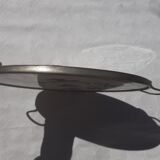 Earthenware serving tray decorated with stylized cherries