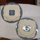 2 Gien Ironstone Flat Plates