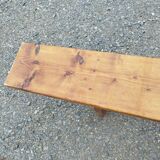 Bench 3m50 wooden threshing firm