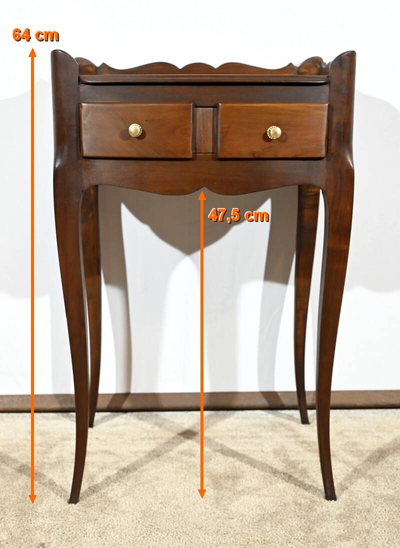 Small Walnut Living Room Table, Louis XV style – 1st Part 20th