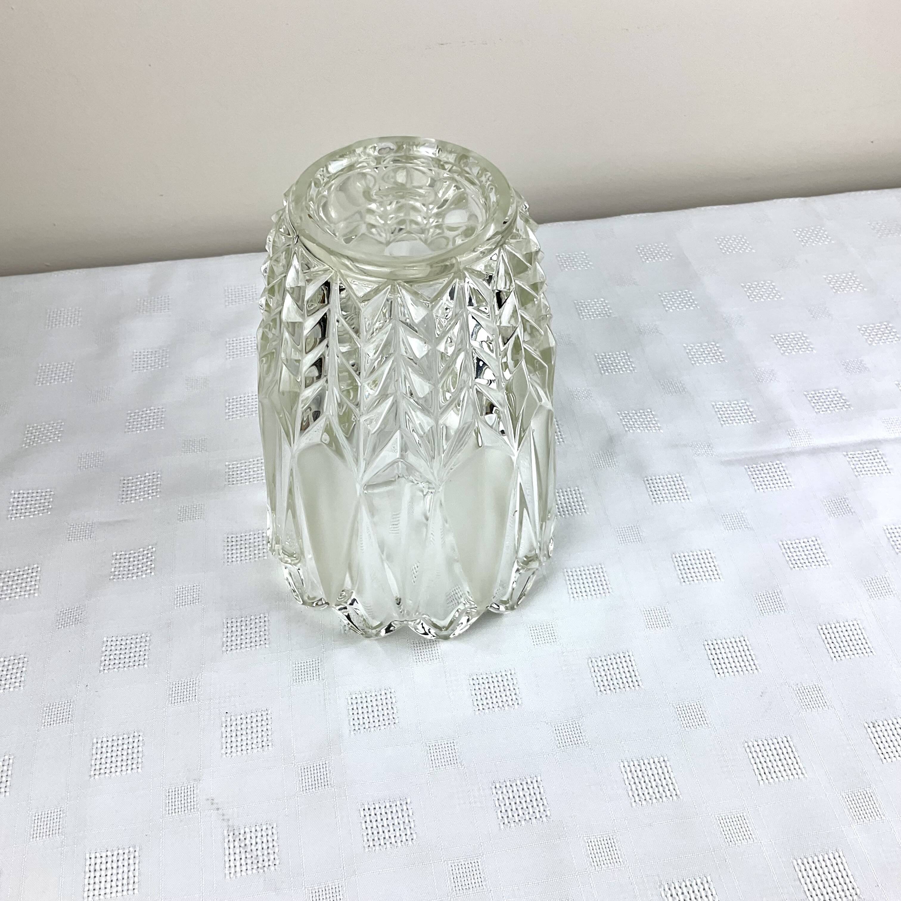 Solid crystal vase - Retro/vintage
