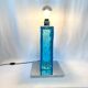Large blue and chrome Murano lamp, 1960s. Italy