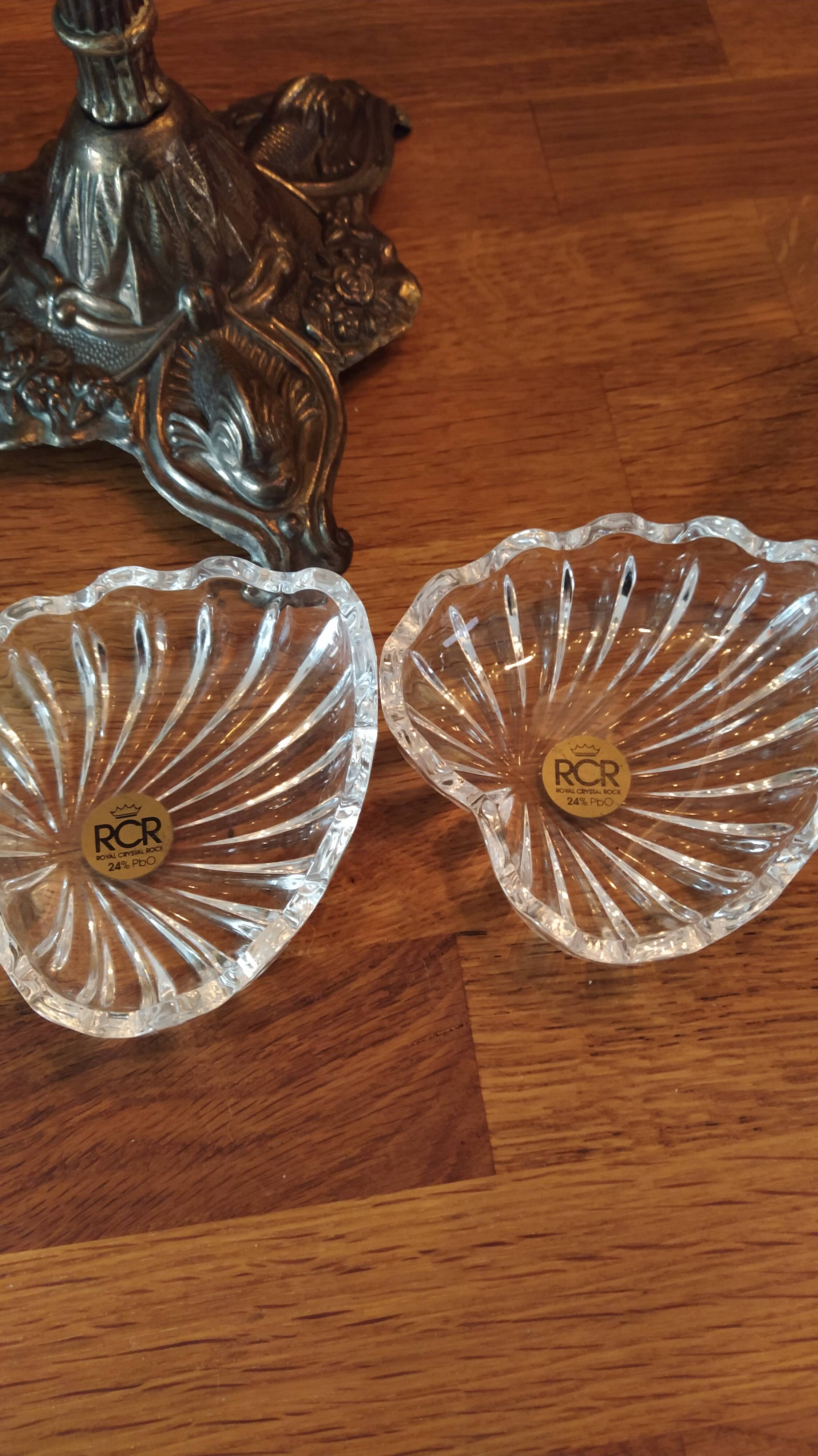 Crystal heart jewelry box