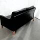 2-seater Scandinavian leather sofa 1970s