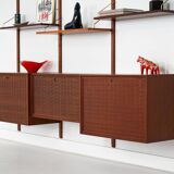 Teak shelving unit, Danish design, 1960s, designer: Poul Cadovius