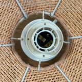 Vintage raffia pendant light