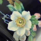 Villeroy & Boch Florale Art Nouveau Flower Pot Taiping Circa 1900