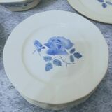 Service 24 pieces in iron earth Digoin Sarreguemines