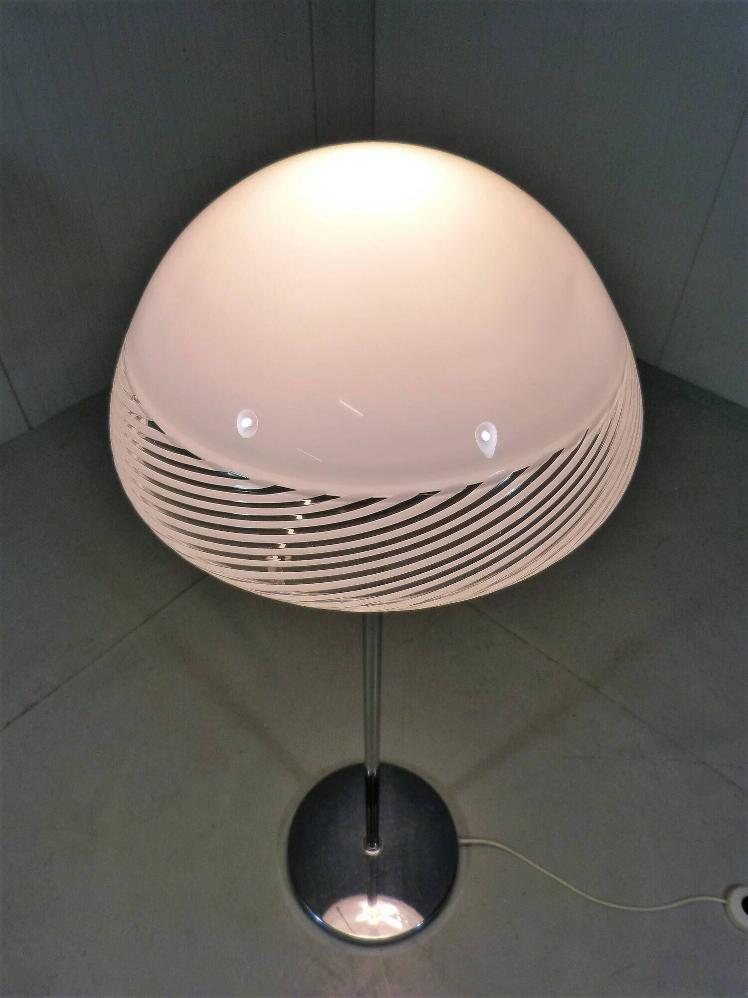 Carlo Nason floor lamp LT 350 Mazzega Italy 1960s