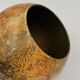 Line lacquer vase, france, lacquered glass,