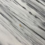 Vintage marble coffee table with chrome