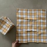 Set of 9 old napkins