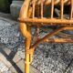 Chaise vintage en rotin