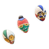 Set of 3 African Passport Masks