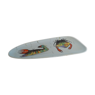 Fish dish MBFA Pornic 1960 vintage