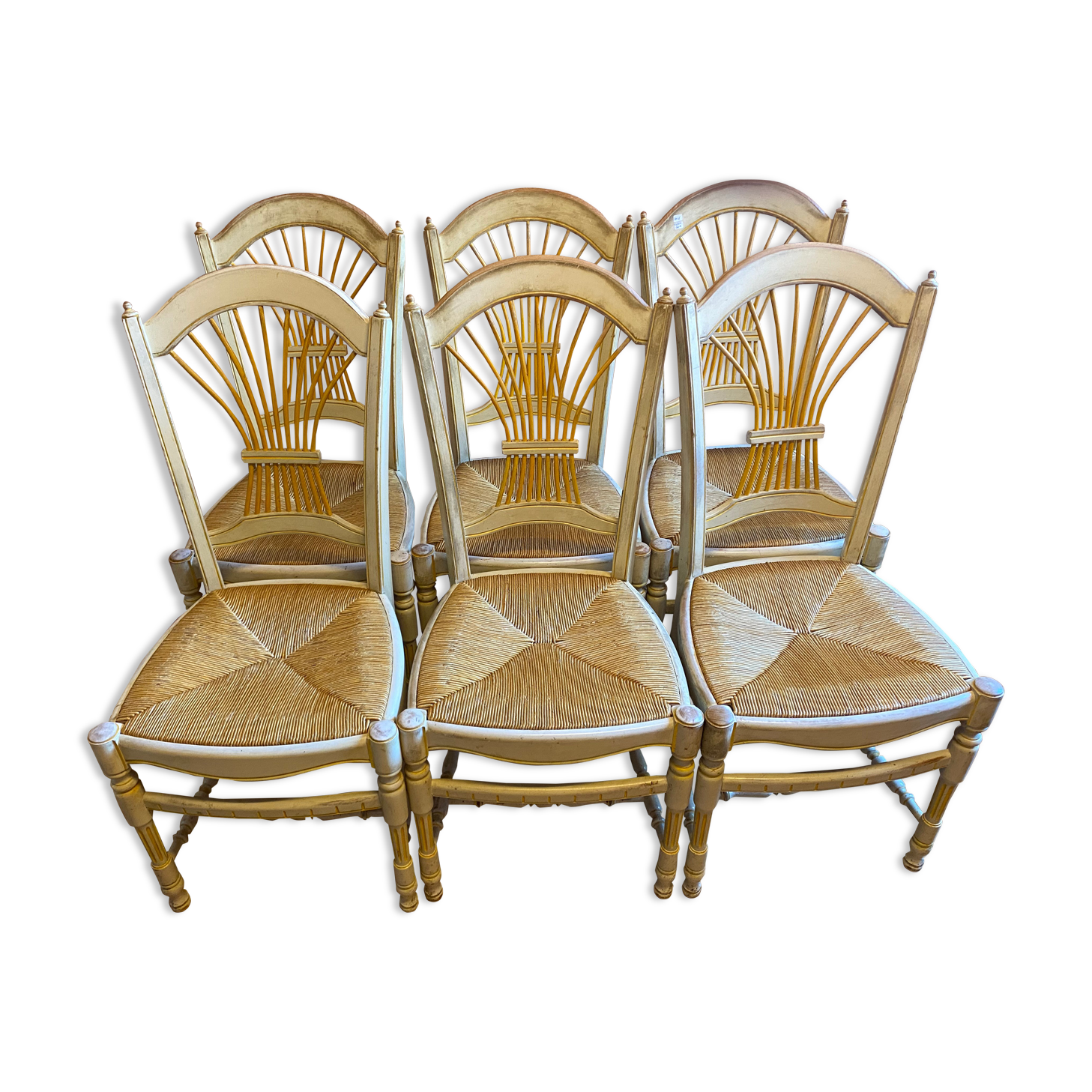 Series of 6 chairs provencal style, very good condition
