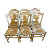Série de 6 chaises style provençale, très bon état