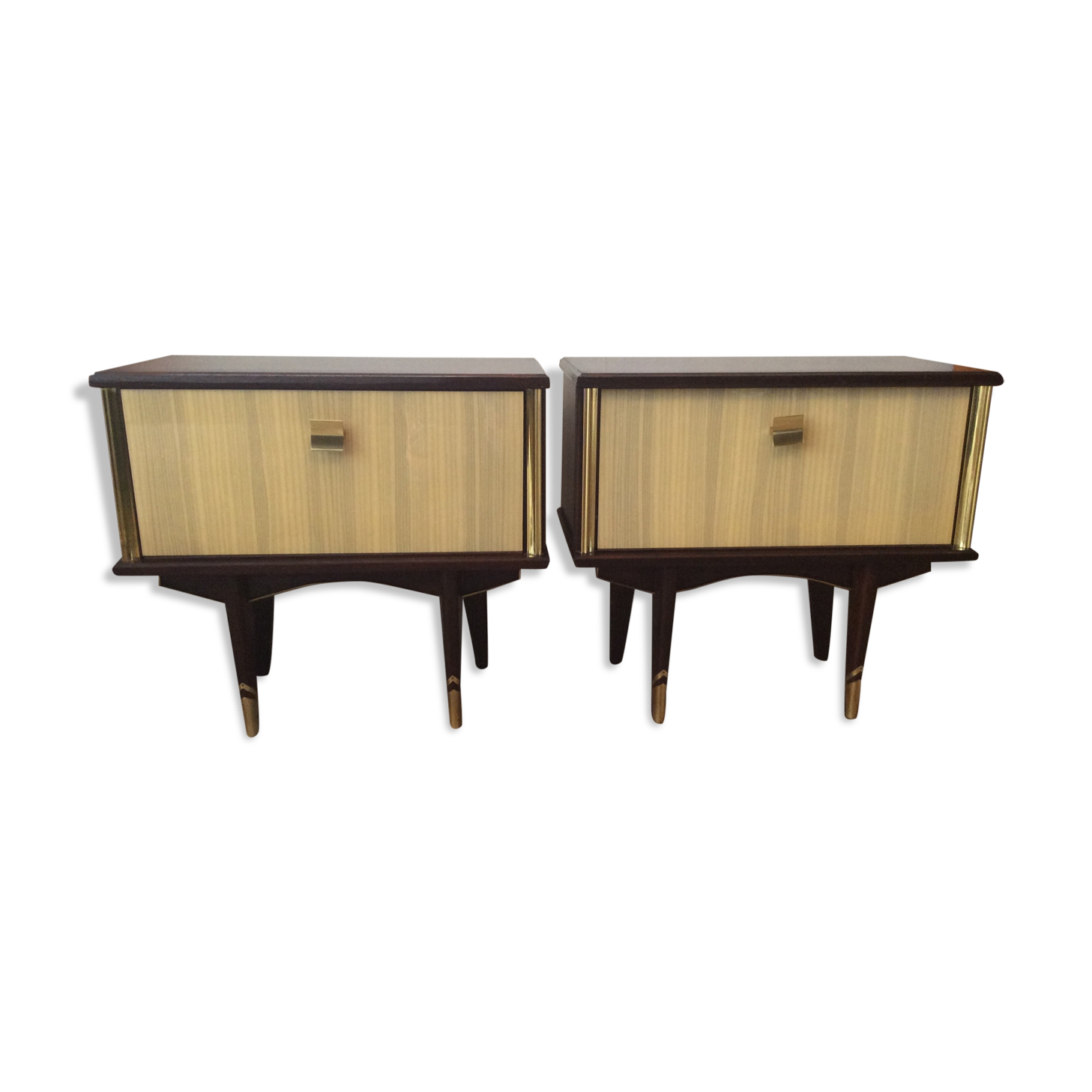 Paire de tables de chevets des années 50/60