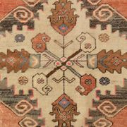3x11 Red & Brown Persian Runner Rug, 107x336Cm