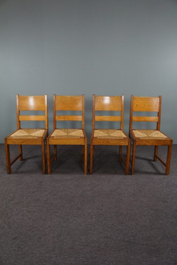 Suite of 4 dining chairs Hague School
