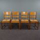 Suite of 4 dining chairs Hague School
