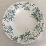 6 hollow plates Saint Amand - Anémone decor