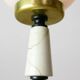 Vintage Italian Table Lamp in Brass and Marble, 1960s