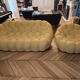 Three-seater Sofa Set and Roche Bobois Bubble Mini Yellow Armchair