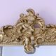 Miroir doré a fronton style Louis Philippe