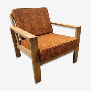 Fauteuil vintage bonanza de Esko Pajamies pour Asko 1960