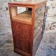 Antique shop display cabinet – Pine wood – 1920s/30s – On wheels