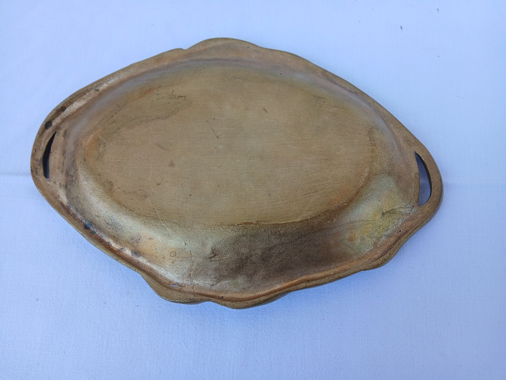 Antique bronze Art Nouveau ashtray signed Bouny