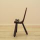 Pine chair, brutalist design, 1950s, made in Spain