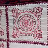 Embroidered cotton tablecloth