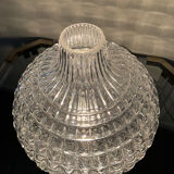 Vintage lamp from the 70s in molded glass