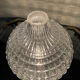 Lampe vintage des années 70 en verre moulé