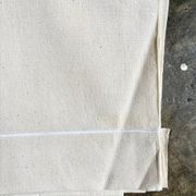 Beige linen sheet with hemstitching #11 ☐ 220 x 310 cm