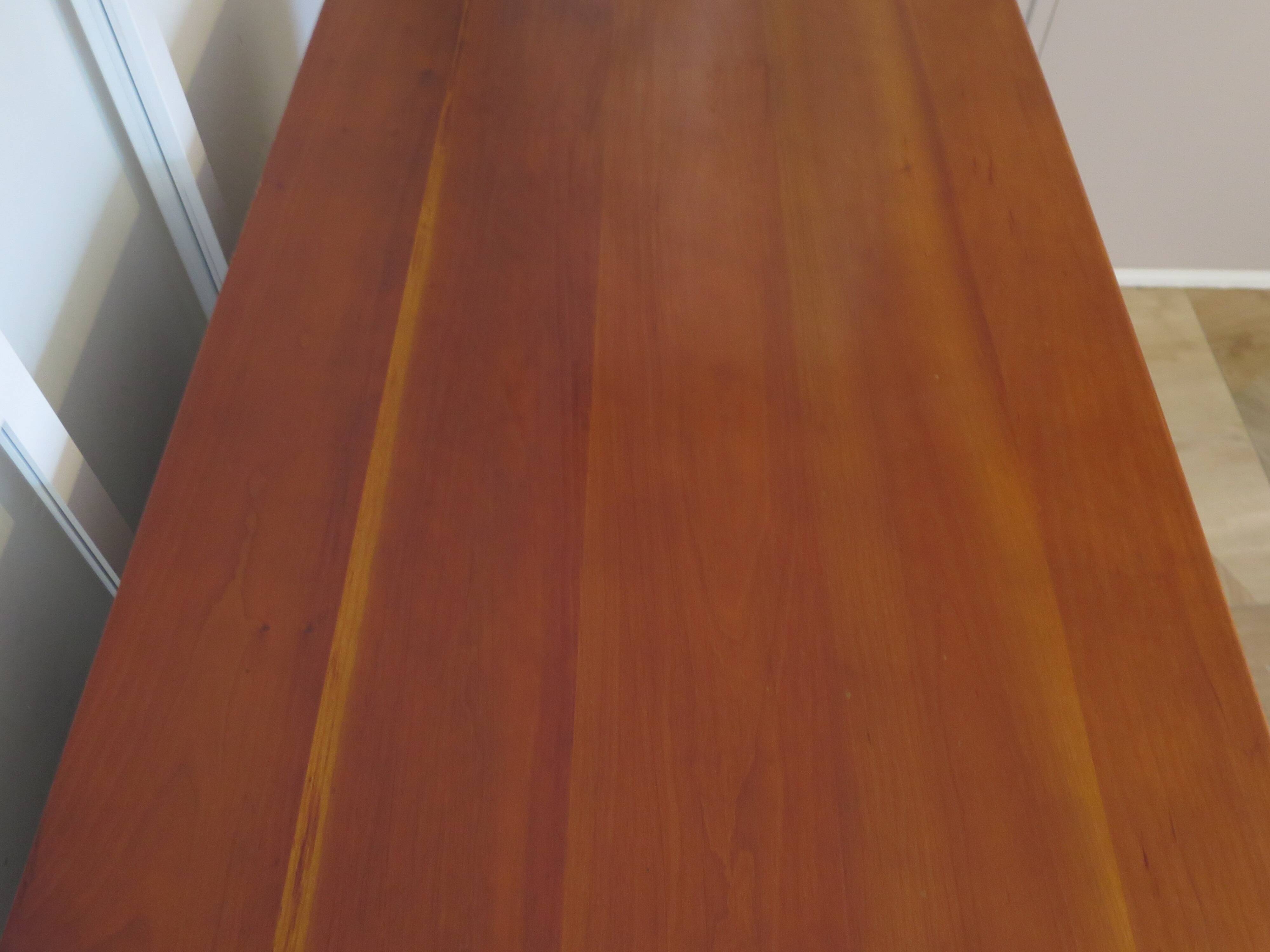 Cherrywood chest of drawers with ogee – 4 drawers – 80s – Louis Philippe style